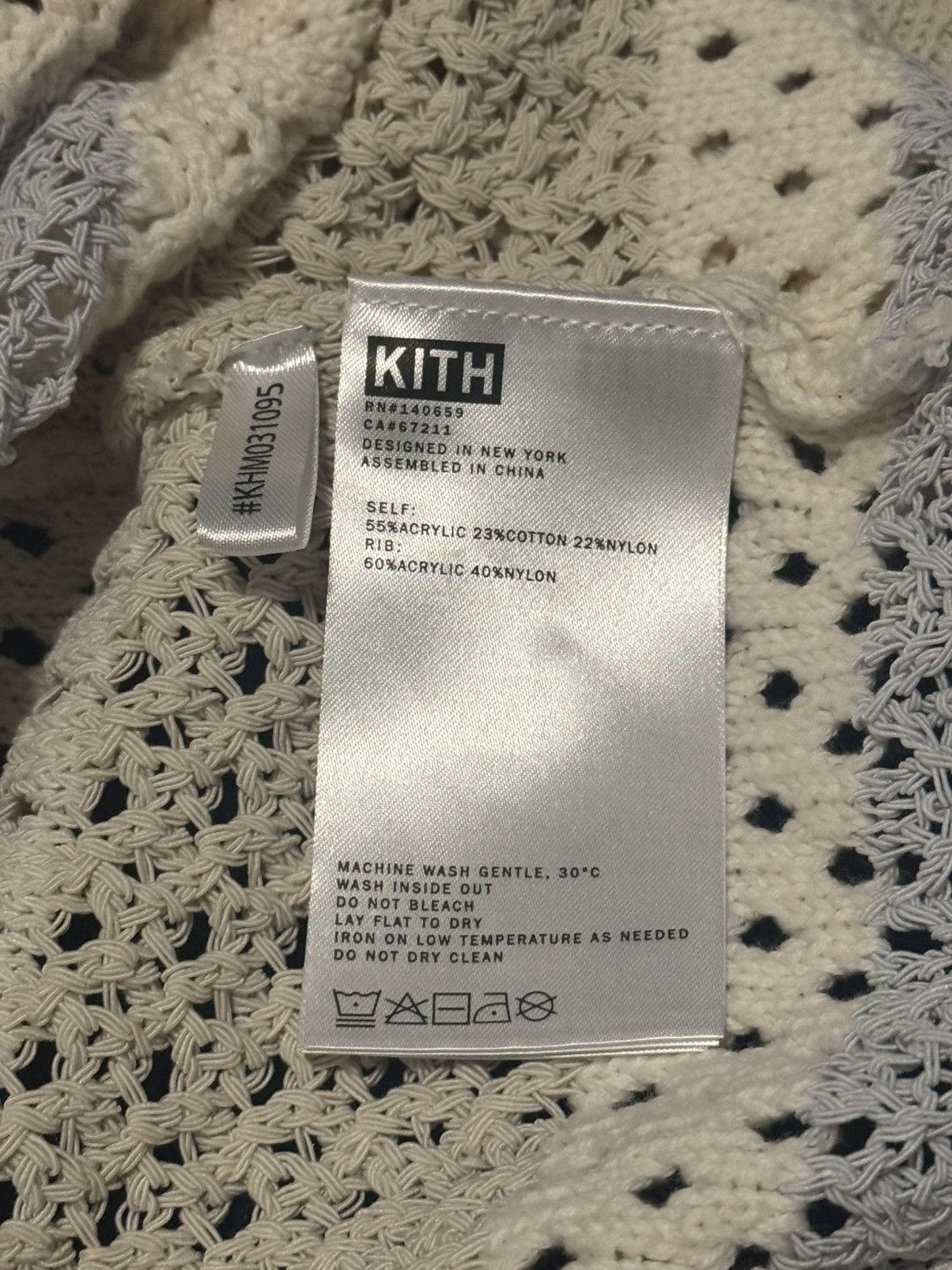 Kith Kith Thompson Crochet Buttondown - Veil Size US M / EU 48-50 / 2 - 4 Thumbnail