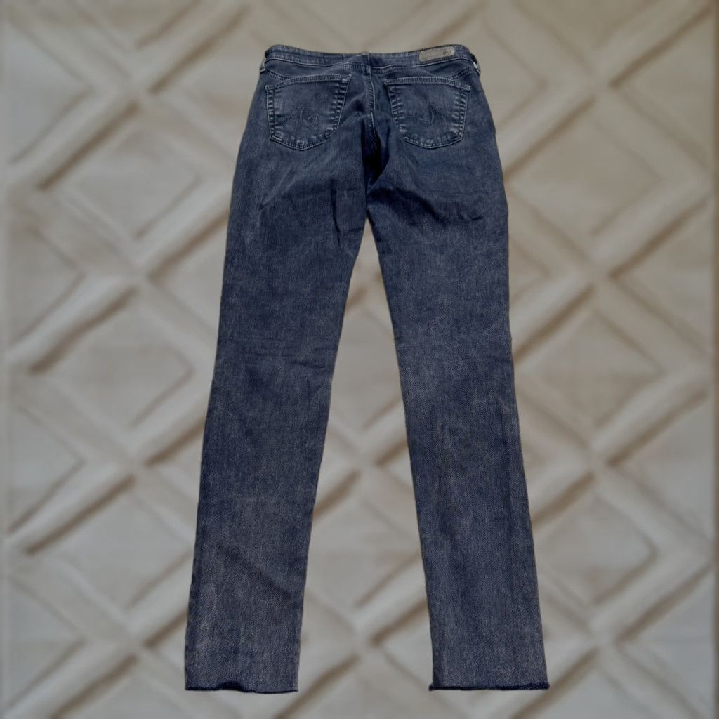 Denime AG Adriano Goldschmied Skinny Jeans Womens 25 Blue Denim Stretch City Streetwear Size 42" / US 20 - 1 Thumbnail