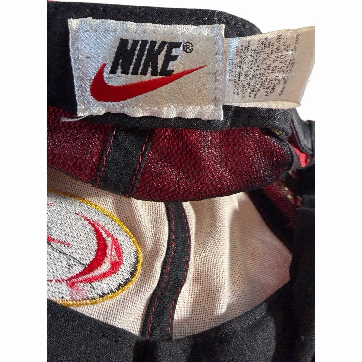 Nike Vintage VTG Satin Nike 1990’s Hat Cap Rare Size ONE SIZE - 5 Thumbnail