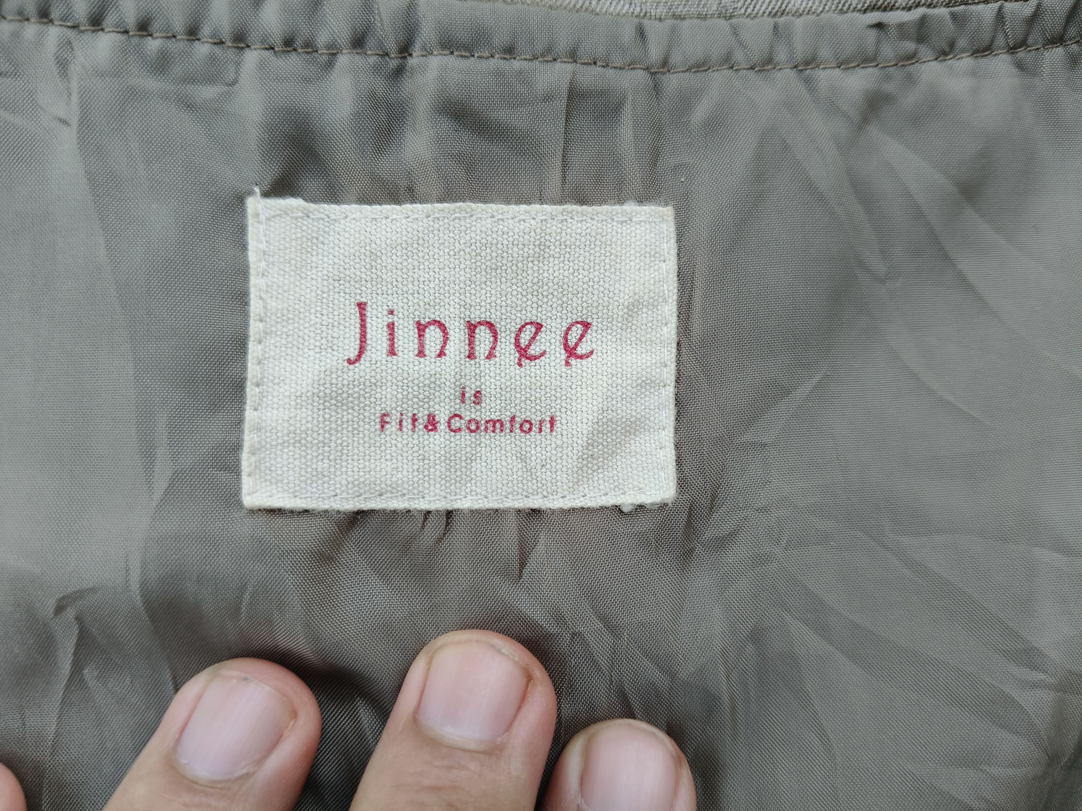 Japanese Brand Jinnee Button Up High Neck Jacket Size L / US 10 / IT 46 - 9 Thumbnail