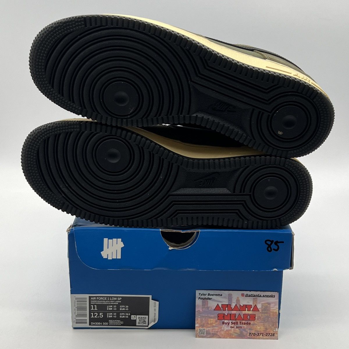Nike Undefeated x Air Force 1 low ballistic Size US 11 / EU 44 - 8 Thumbnail