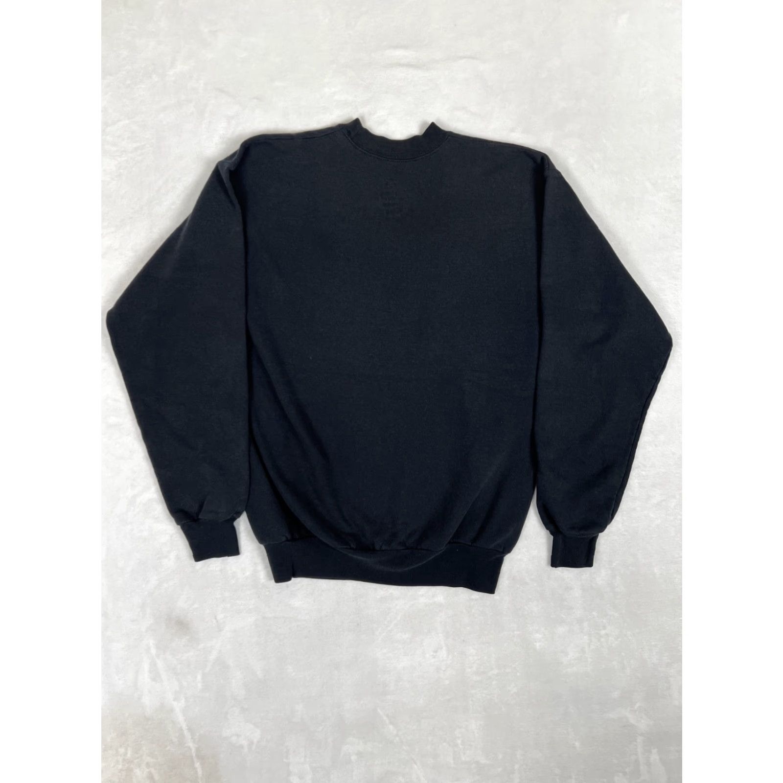 Disney VINTAGE Disney Sweatshirt Crewneck Unisex Adults Small Black Mickey Mouse Happiest Place on Earth Sweatshirt Pullover Size US S / EU 44-46 / 1 - 6 Thumbnail