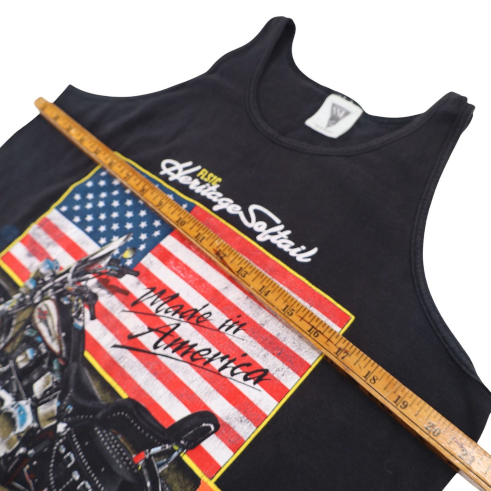 Harley Davidson × Vintage VTG Harley Davidson Heritage Softail Graphic Tank Top Size US L / EU 52-54 / 3 - 7 Thumbnail