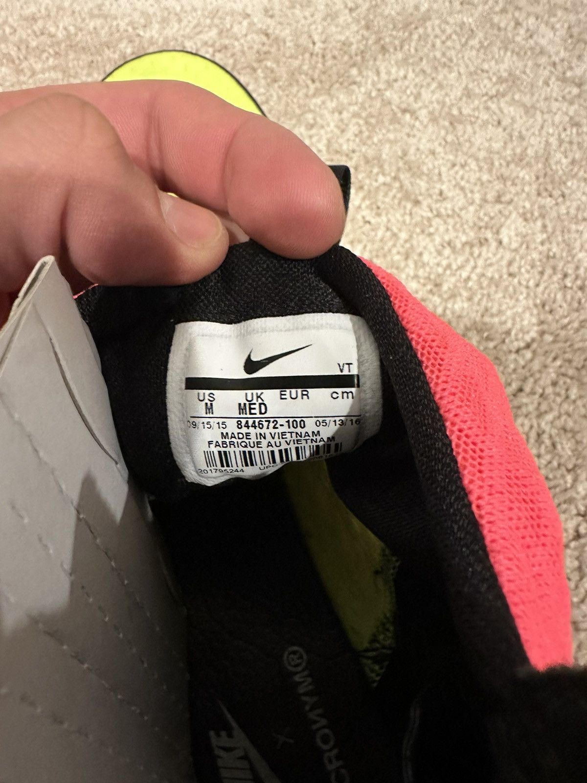 Acronym × Nike Nike Air Presto “ Acronym Volt” Size US 10.5 / EU 43-44 - 7 Thumbnail
