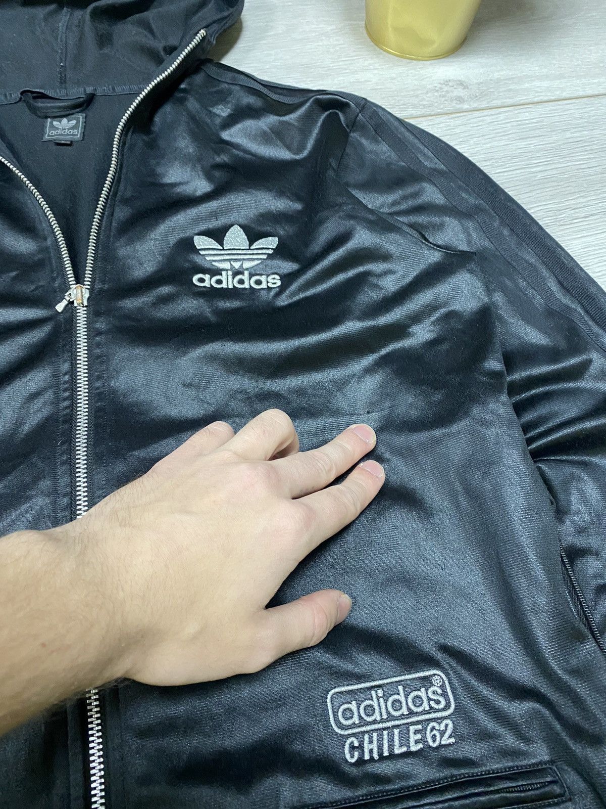 Adidas Adidas Chile 62 vintage zip hood track jacket Size US M / EU 48-50 / 2 - 4 Thumbnail