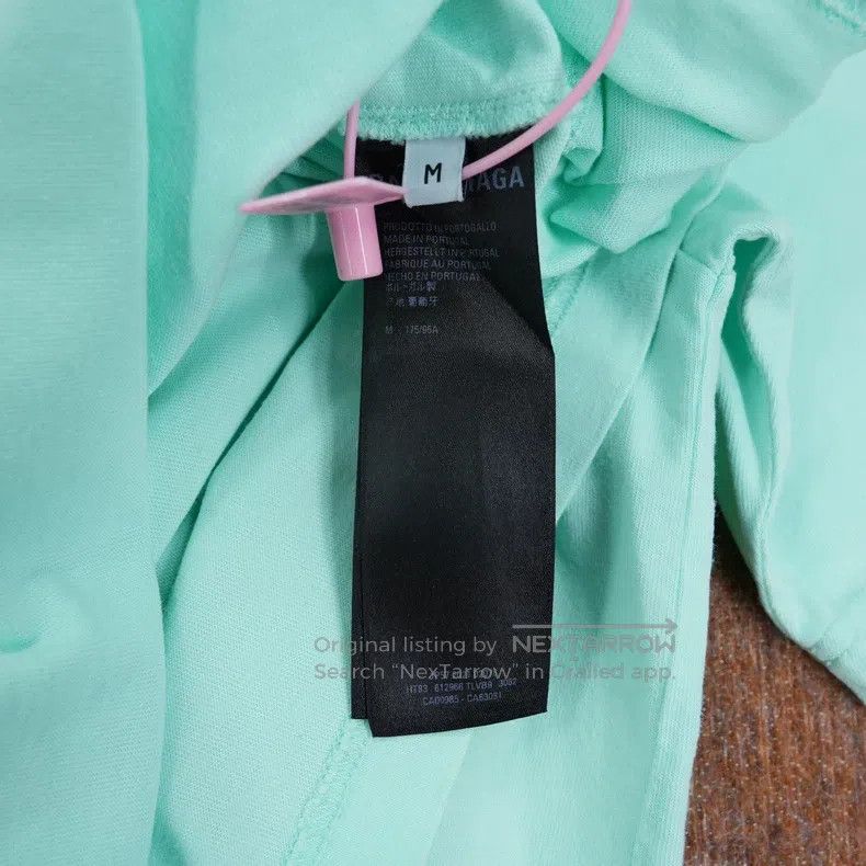 Balenciaga Balenciaga Mint Green Embroidery Logo Short Sleeve T-Shirt Size US M / EU 48-50 / 2 - 6 Thumbnail