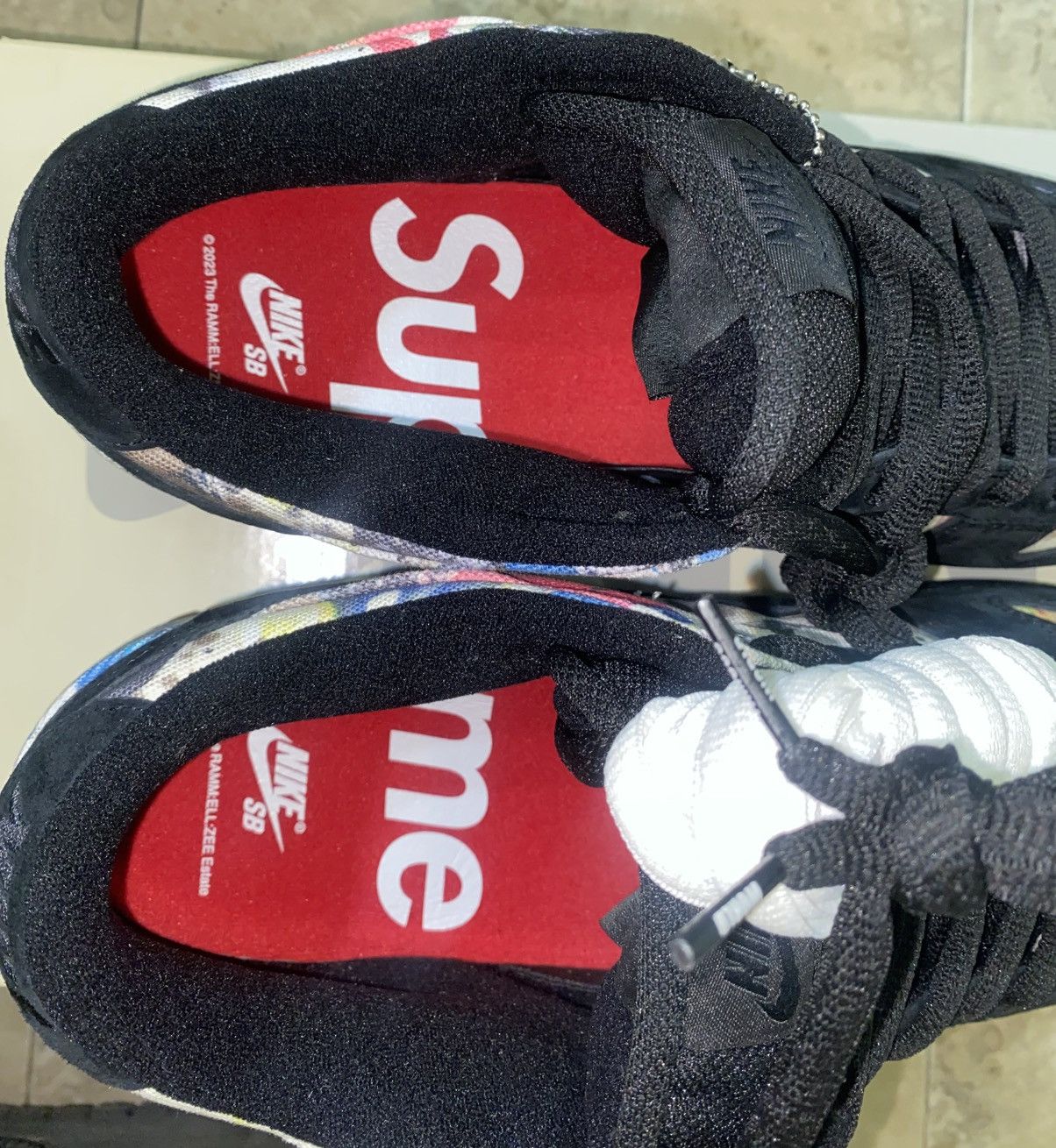 Nike × Supreme Dunk low Rammellzee Size US 13 / EU 46 - 8 Thumbnail