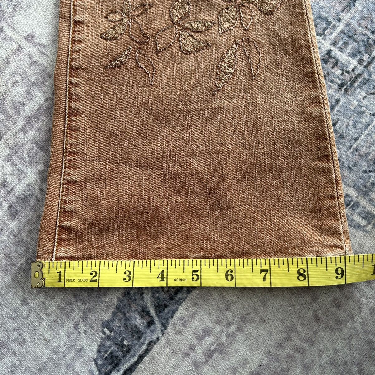 If Six Was Nine Flared Flawer Cox Jeans Size US 28 / EU 44 - 14 Thumbnail