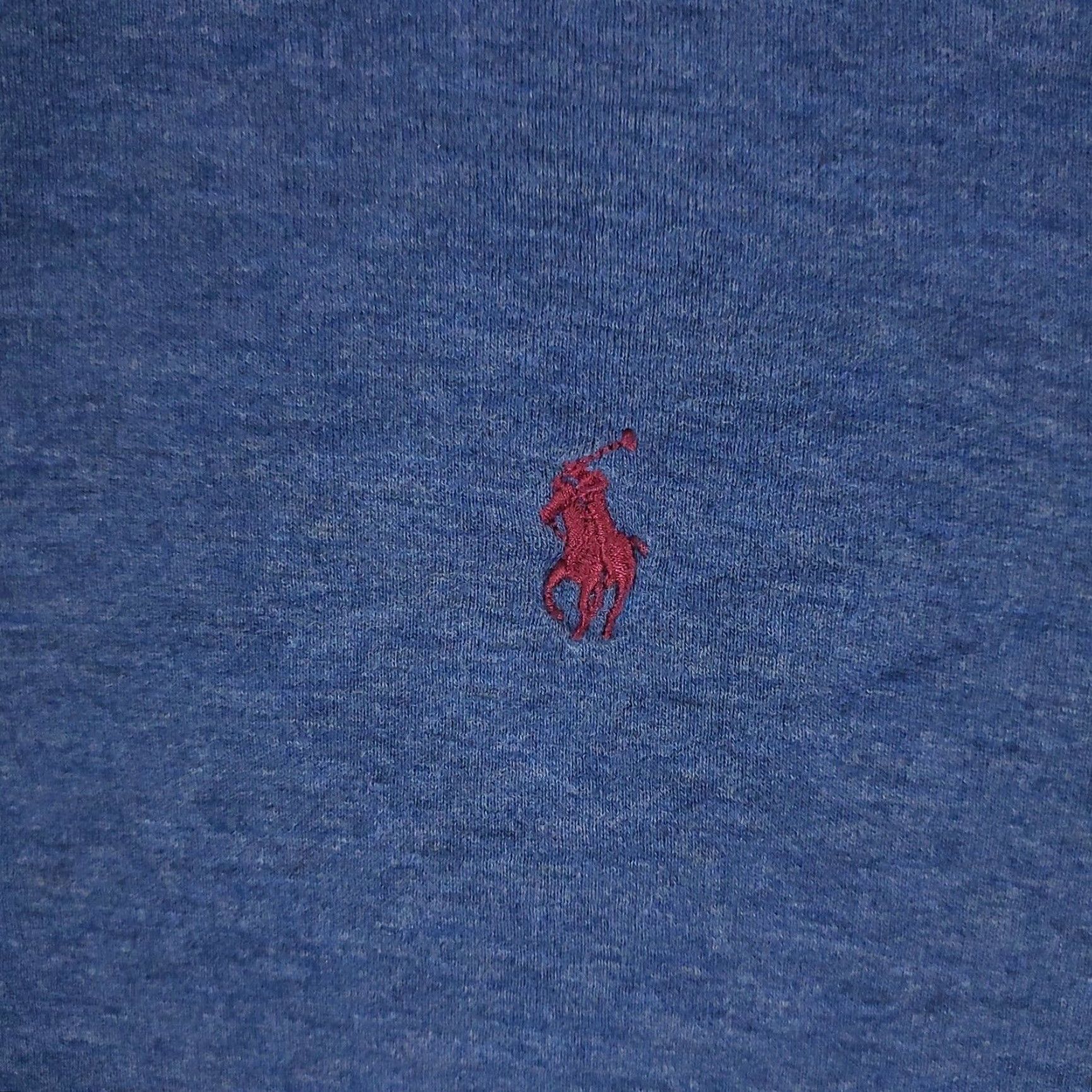 Ralph Lauren Ralph Lauren Blue Pony Logo 1/4 Zip Up Sweater Mens Medium Classic American Pullover Size US M / EU 48-50 / 2 - 2 Thumbnail