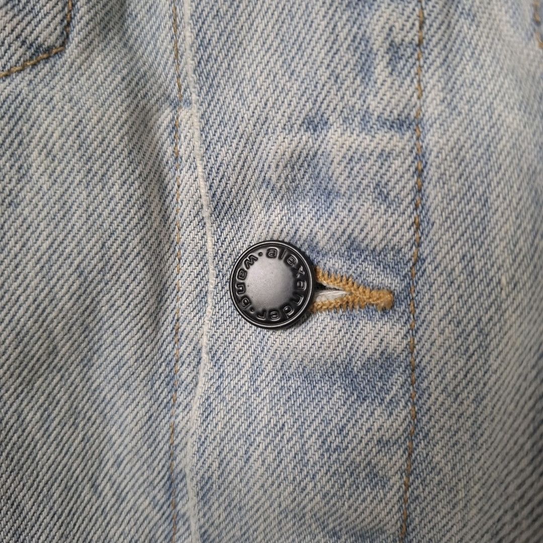 Alexander Wang ALEXANDER WANG Bleach Blue Oversized Daze Denim Jacket Size US XS / EU 42 / 0 - 6 Thumbnail