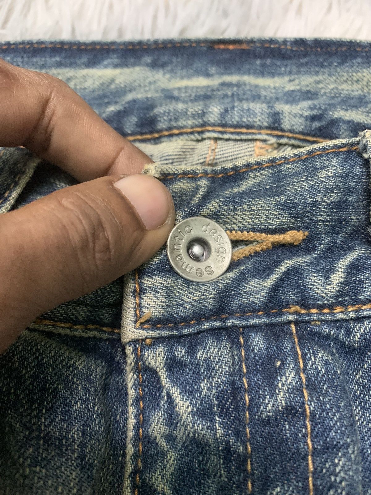 semanticdesign 1990s SEMANTIC DESIGN JEANS X SNAKE SKIN FLARE Size US 32 / EU 48 - 8 Thumbnail