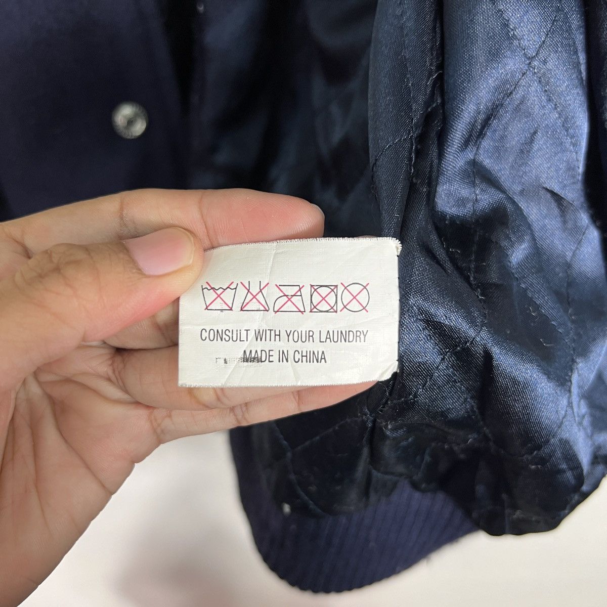 Japanese Brand 🔥 VINTAGE US BOARDER VARSITY BOMBER JACKET Size US L / EU 52-54 / 3 - 19 Thumbnail