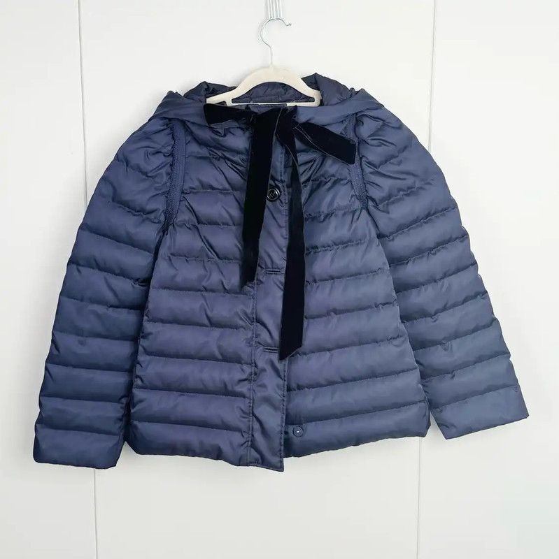 Miu Miu Miu Miu Blue Cotton Women's Puffer Jacket 0089 Size M / US 6-8 / IT 42-44 - 1 Thumbnail