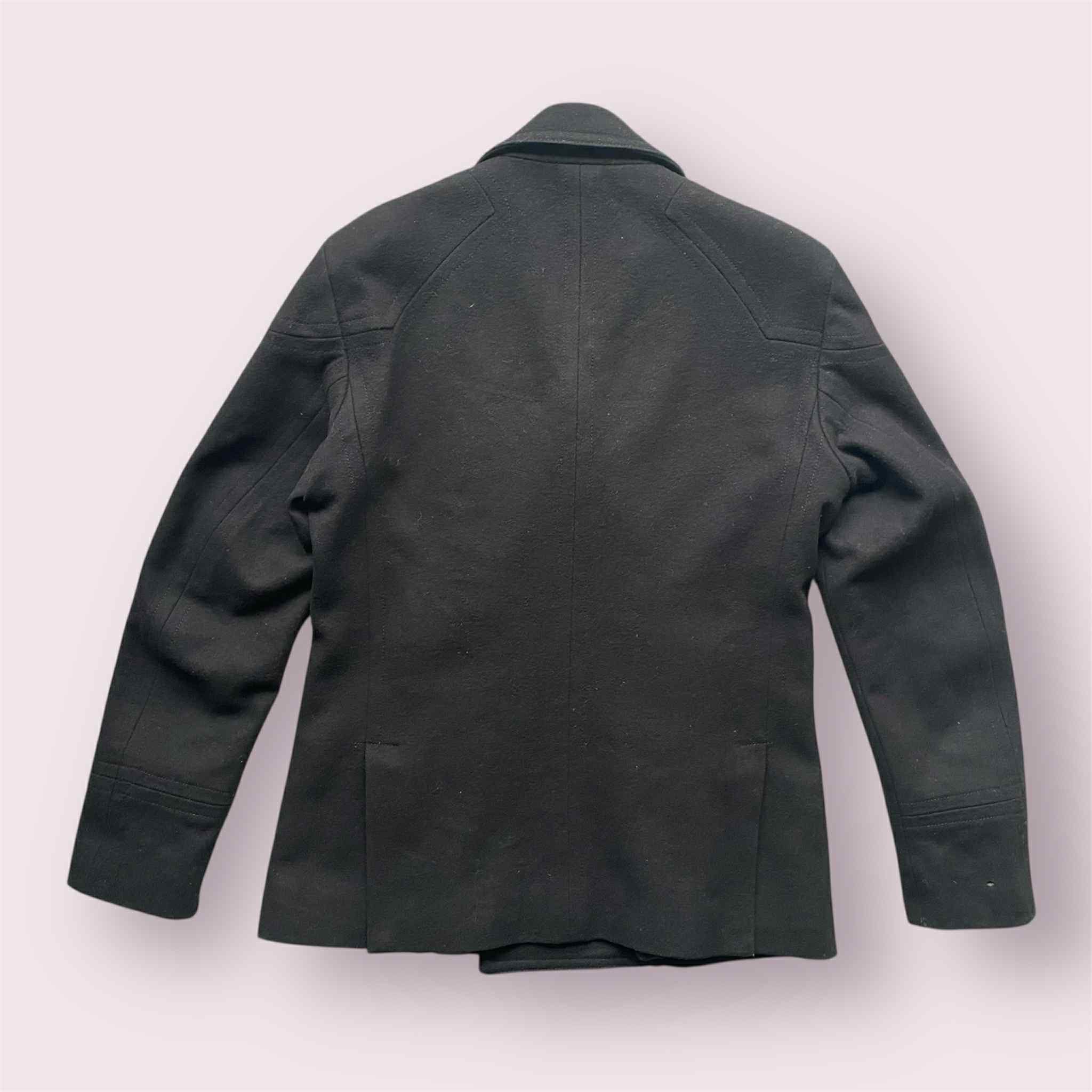 Versace Versace Collection Peacoat Wool Button Up Black Size M Size US M / EU 48-50 / 2 - 2 Thumbnail