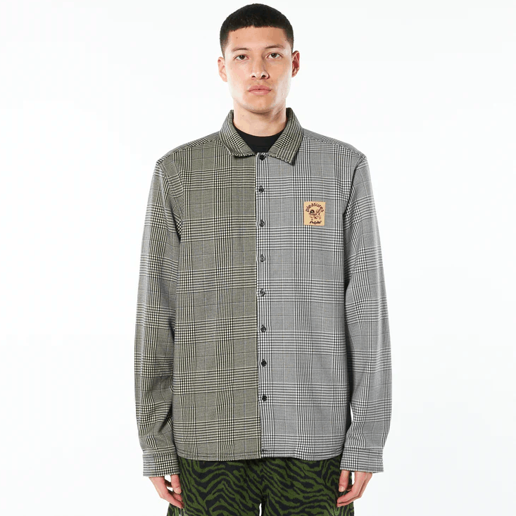 Pleasures Pleasures Chase Plaid Button Down 2 Tone Size L Size US L / EU 52-54 / 3 - 1 Thumbnail
