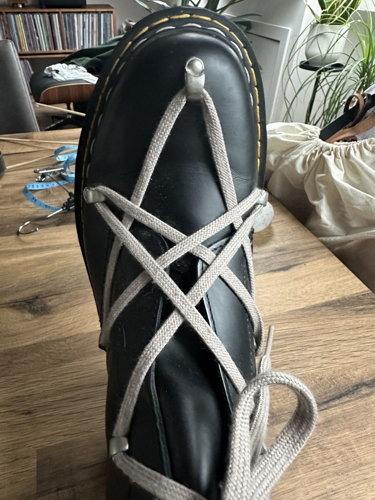 Dr. Martens × Rick Owens Dr Martens x Rick Owens 1460 Bex Size US 9.5 / EU 42-43 - 3 Thumbnail