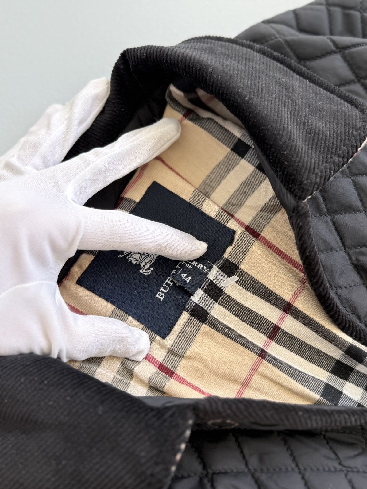 Burberry Burberry Quilted Jacket Corduroy Details Nowa Check Lining Size M / US 6-8 / IT 42-44 - 12 Thumbnail