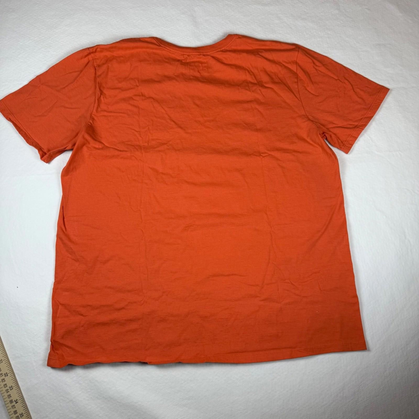 Nike Nike Just Do It Floral Swoosh Graphic T-Shirt Orange Mens XL Size US XL / EU 56 / 4 - 3 Thumbnail