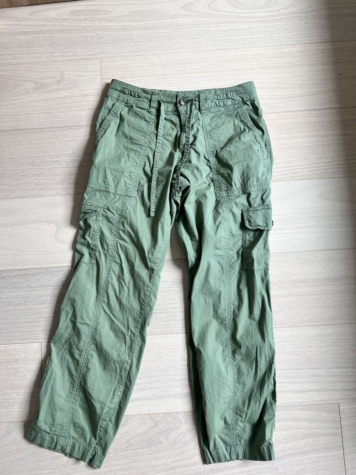 image of Military x Ronning Olive Cotton Jungle Pant Fatigue Cargo Small S Ronning in Green, Men's (Size 30)