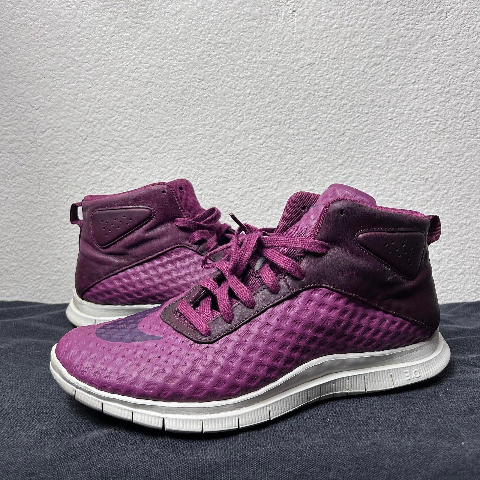 Nike Nike Free Hypervenom Mid (Burgundy) Size US 11 / EU 44 - 6 Thumbnail
