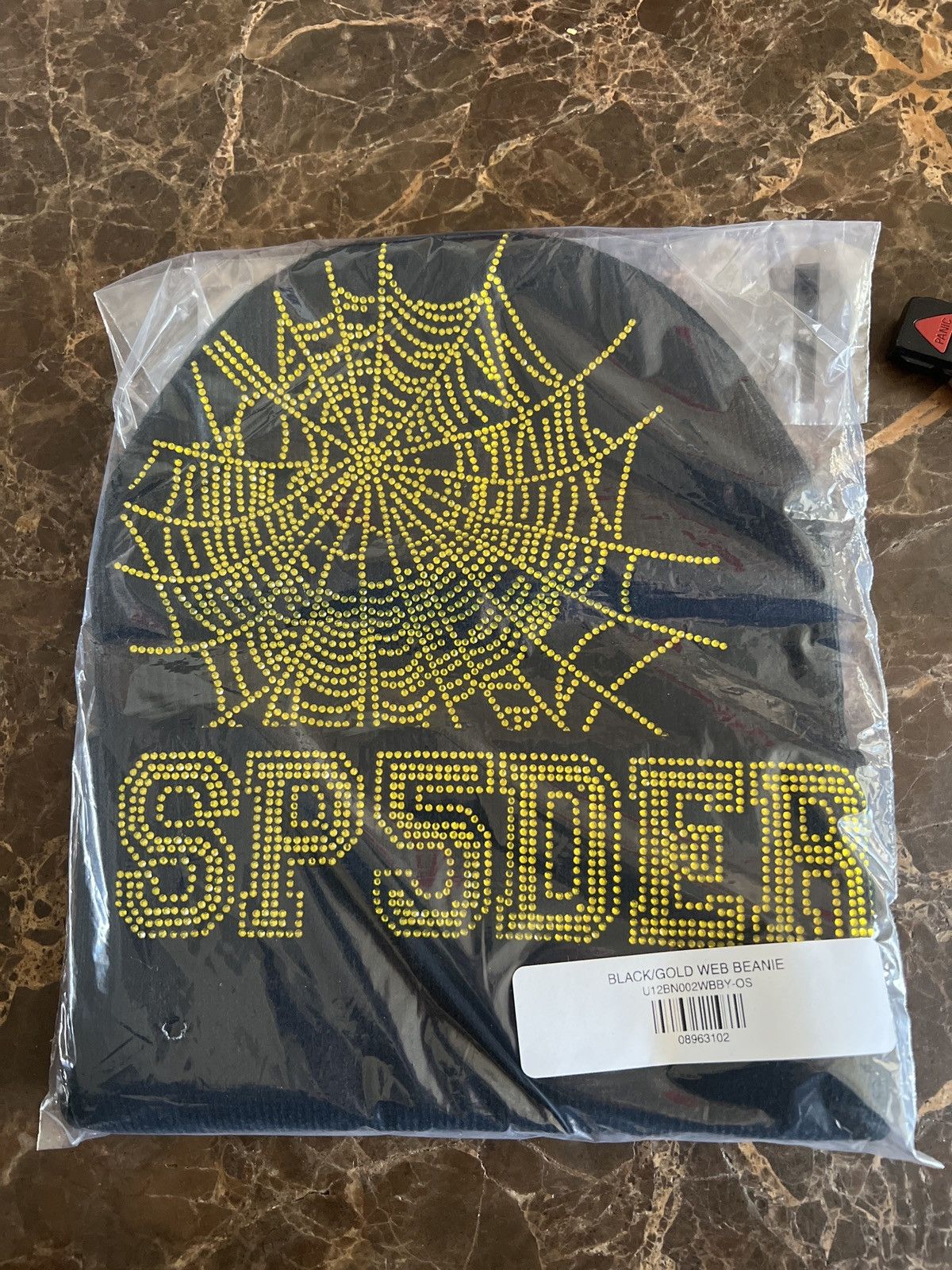 Sp5der Sp5der web crystal beanie Size ONE SIZE - 1 Thumbnail