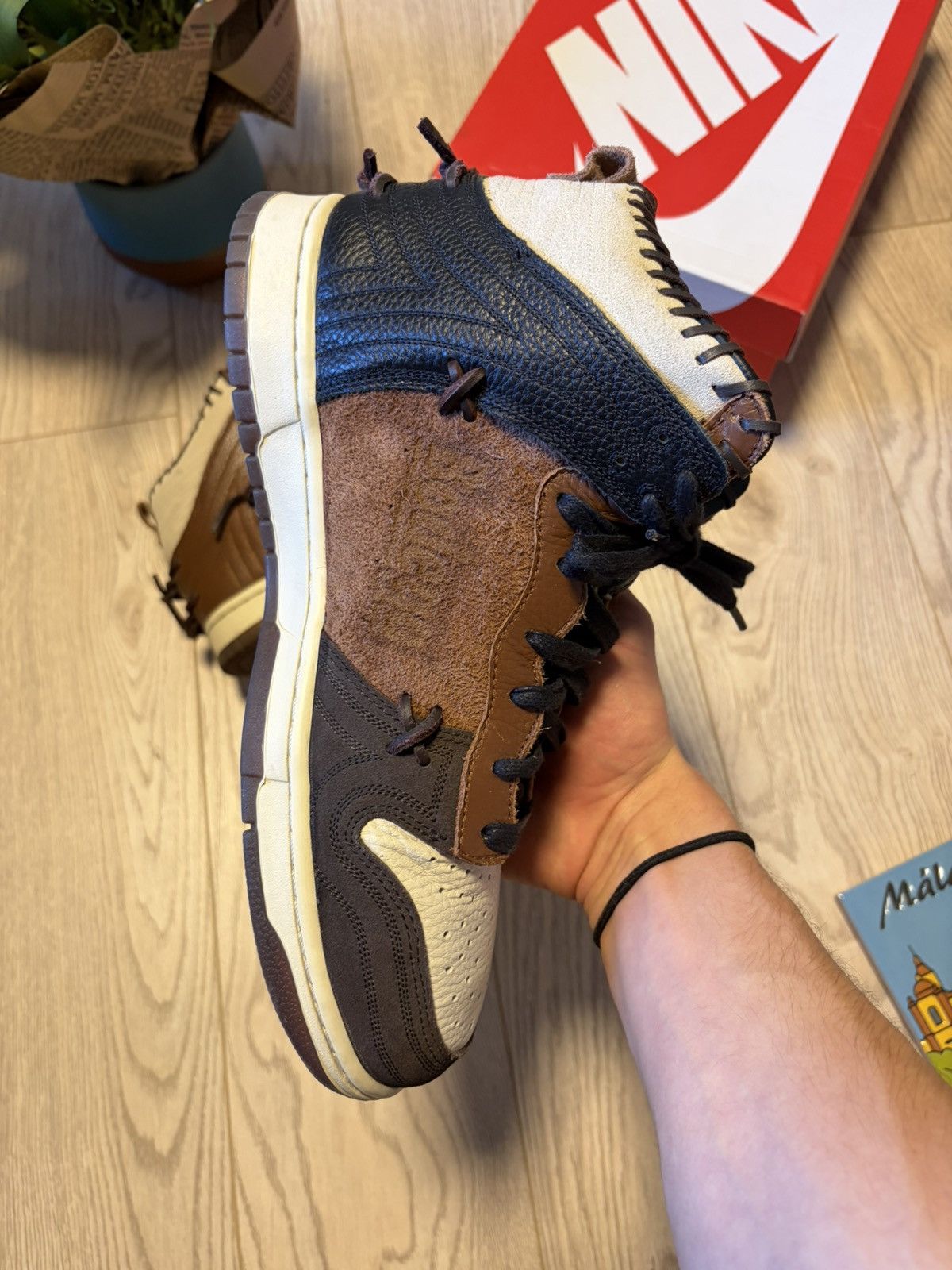 Bodega × Nike Nike Dunk High x Bodega Legend - Fauna Brown 11 / 45 Size US 11 / EU 44 - 6 Thumbnail