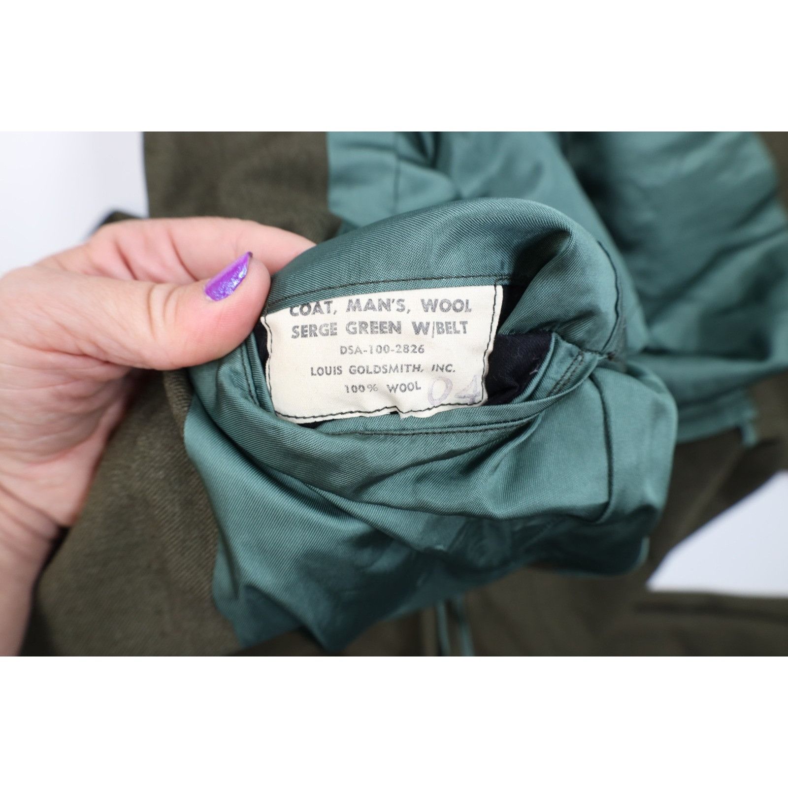 Vintage Vintage 60s Vietnam War Marines USMC Wool Suit Size 36R - 6 Thumbnail