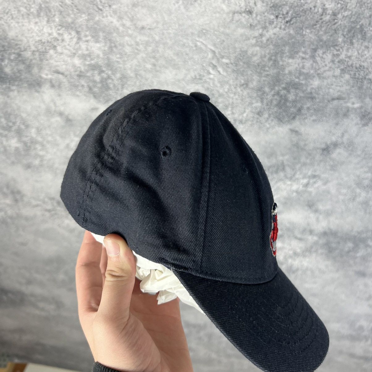 MLB Cleveland Indians Vintage Cap Men's Blue One Size Size ONE SIZE - 6 Thumbnail