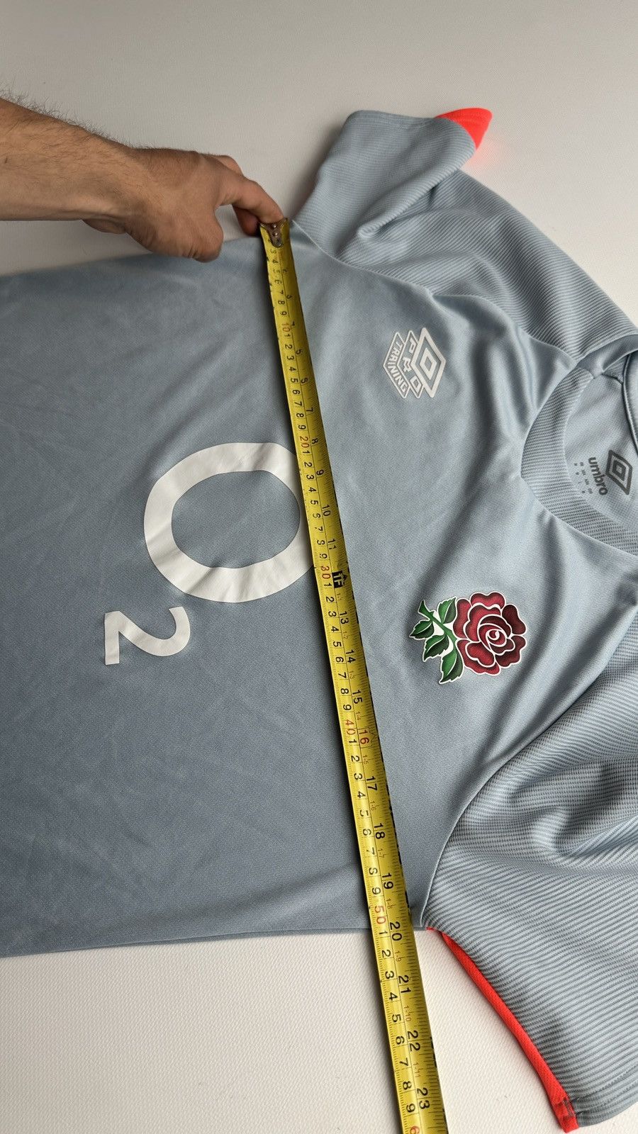 Umbro Umbro England O2 Rugby Blue Jersey Size US M / EU 48-50 / 2 - 9 Thumbnail