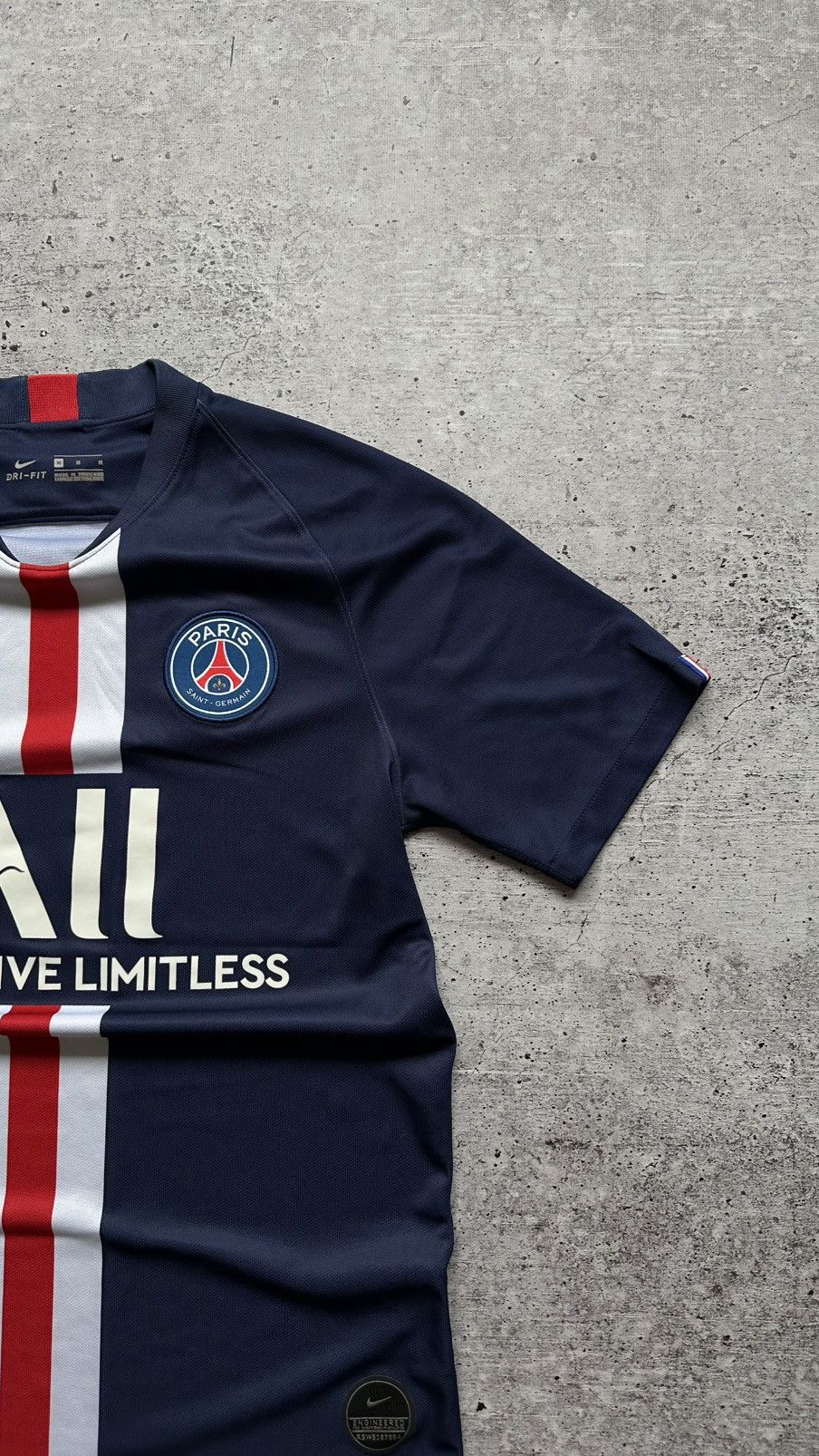 Nike 2019/20 Nike Paris Saint Germain PSG Soccer Jersey Size US M / EU 48-50 / 2 - 2 Thumbnail