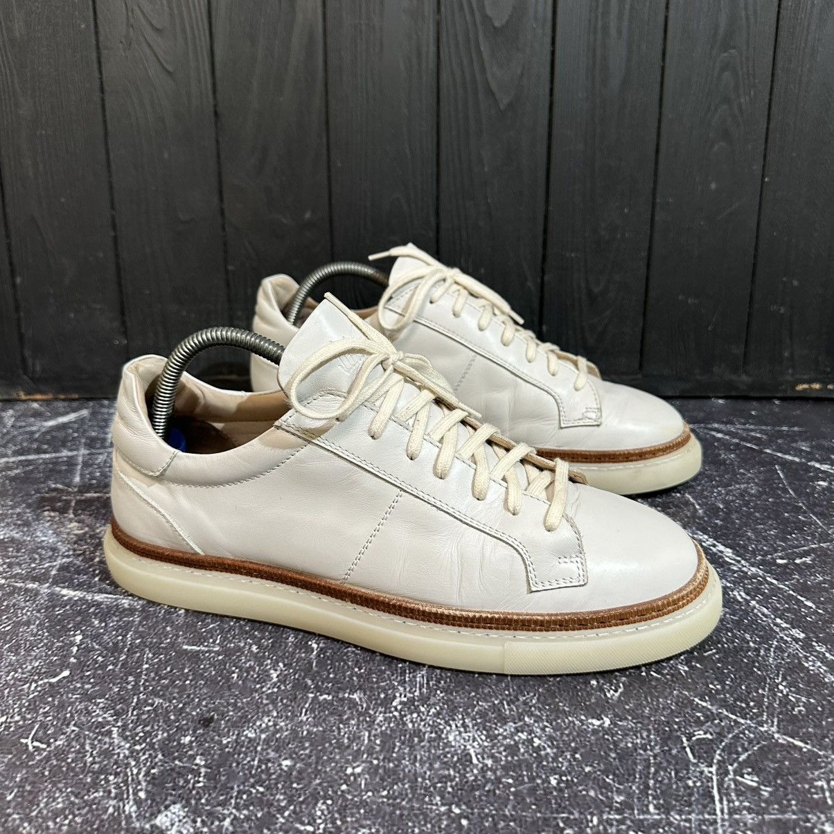 Other Luis Trenker Men’s White Leather Sneakers size 42 Size US 8.5 / EU 41-42 - 2 Thumbnail