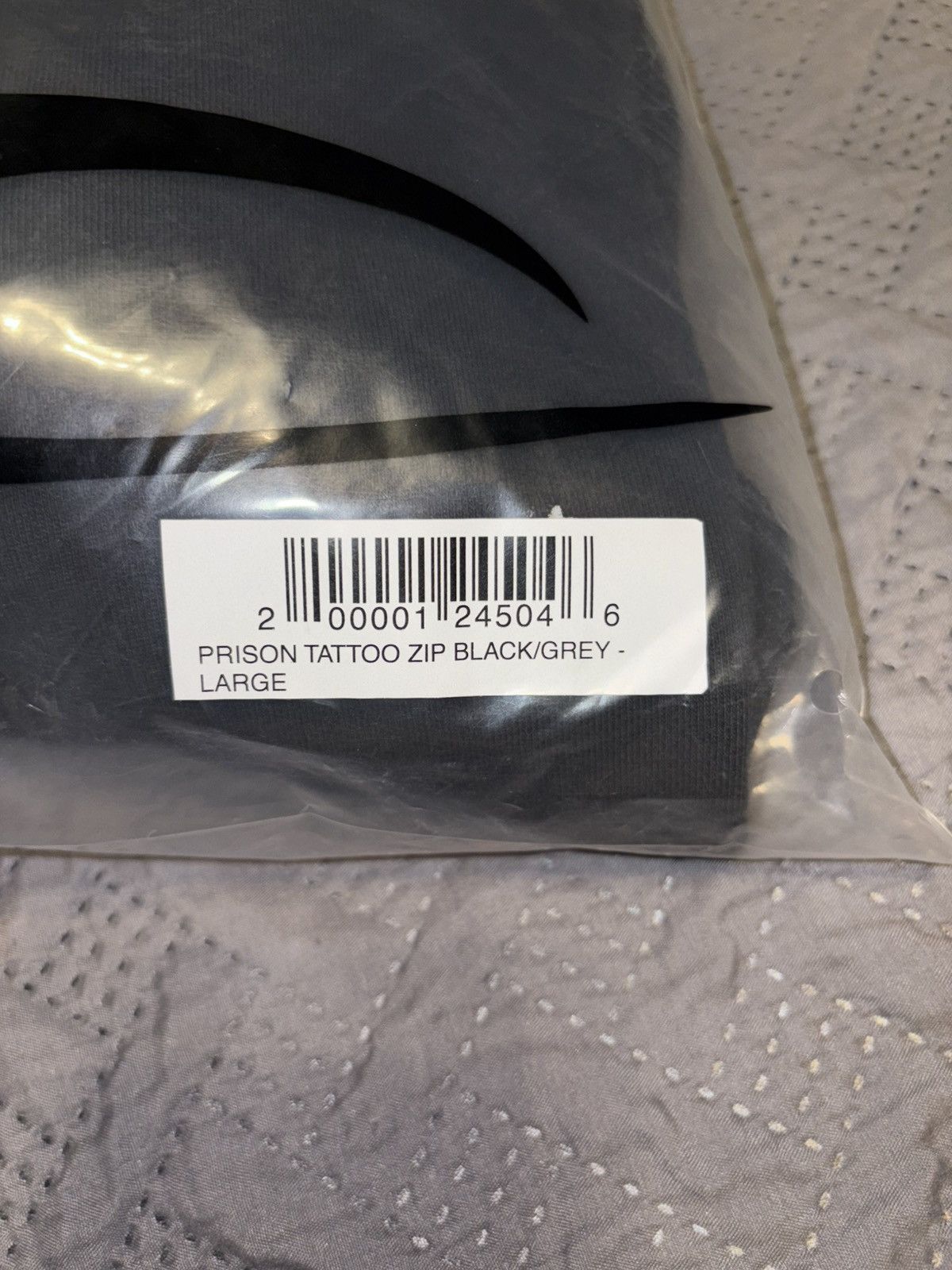 Revenge Revenge PRISON TATTOO ZIP JACKET BLACK/GREY Size US L / EU 52-54 / 3 - 8 Thumbnail