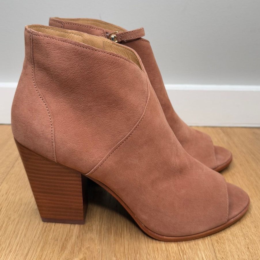 Joie NEW Joie Diya Open Toe High Heel Zippered Leather Bootie Size US 9.5 / IT 39.5 - 3 Thumbnail