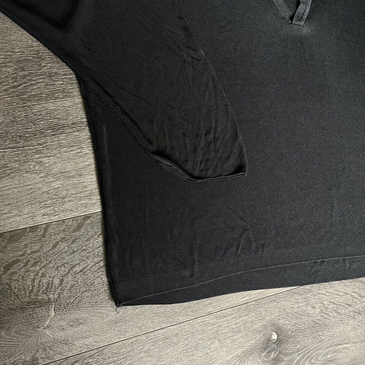 Versace Vintage 1990s Gianni Versace Rayon Black Pullover Blouse L/S Size XL / US 12-14 / IT 48-50 - 6 Thumbnail