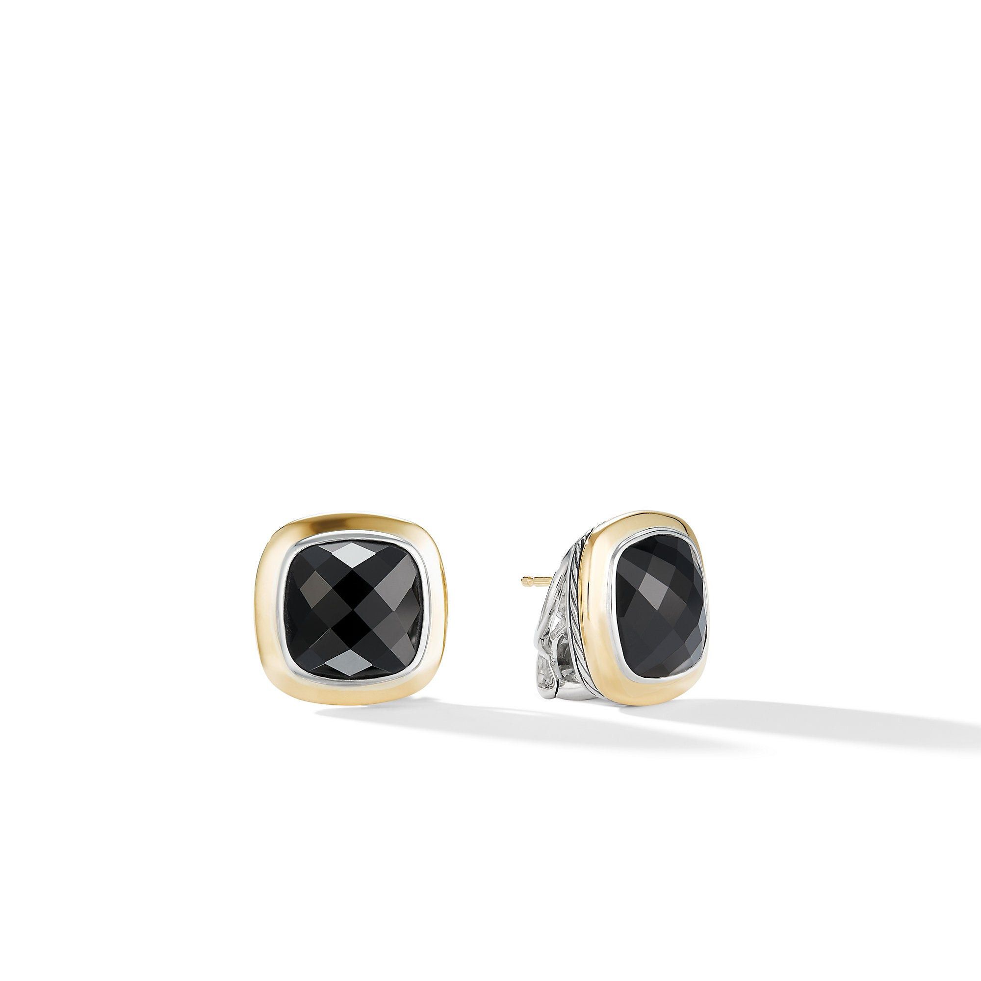 David Yurman o1w1db10525 E14306 Earrings with 18K Gold and Black Onyx Size ONE SIZE - 1 Preview