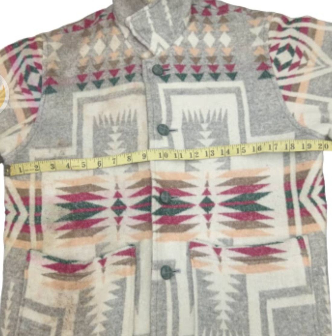 Japanese Brand 💥BEST OFFER💥VINTAGE PATIENT HOUSE NAVAJO WOOL JACKET Size US M / EU 48-50 / 2 - 9 Thumbnail