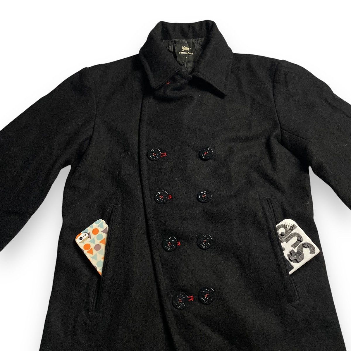 If Six Was Nine BUFFALO BOBS DOUBLE BREASTED WOOL JACKET Size US M / EU 48-50 / 2 - 4 Thumbnail
