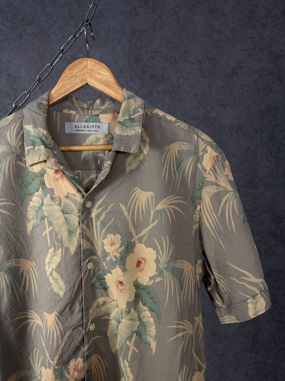 Allsaints Allsaints designer Hawaiian crazy shirt Size US M / EU 48-50 / 2 - 2 Thumbnail