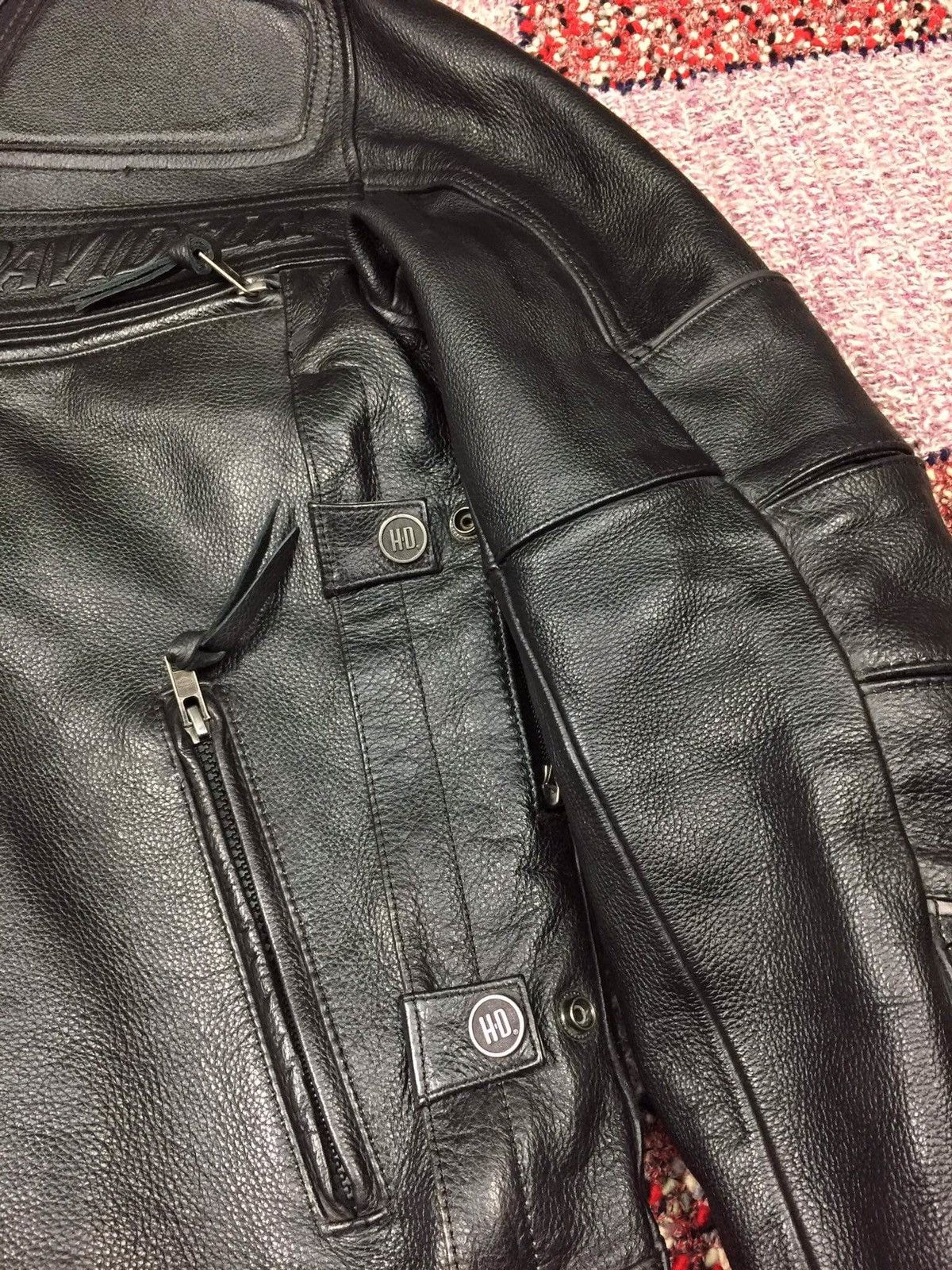 Harley Davidson Harley Davidson Black Leather Jacket Size US S / EU 44-46 / 1 - 4 Thumbnail
