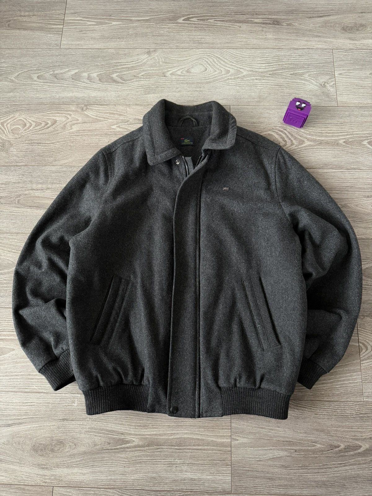 Lacoste Vintage Lacoste Laine Wool Men’s Luxury Coat Insulate Jacket Size US XL / EU 56 / 4 - 1 Thumbnail