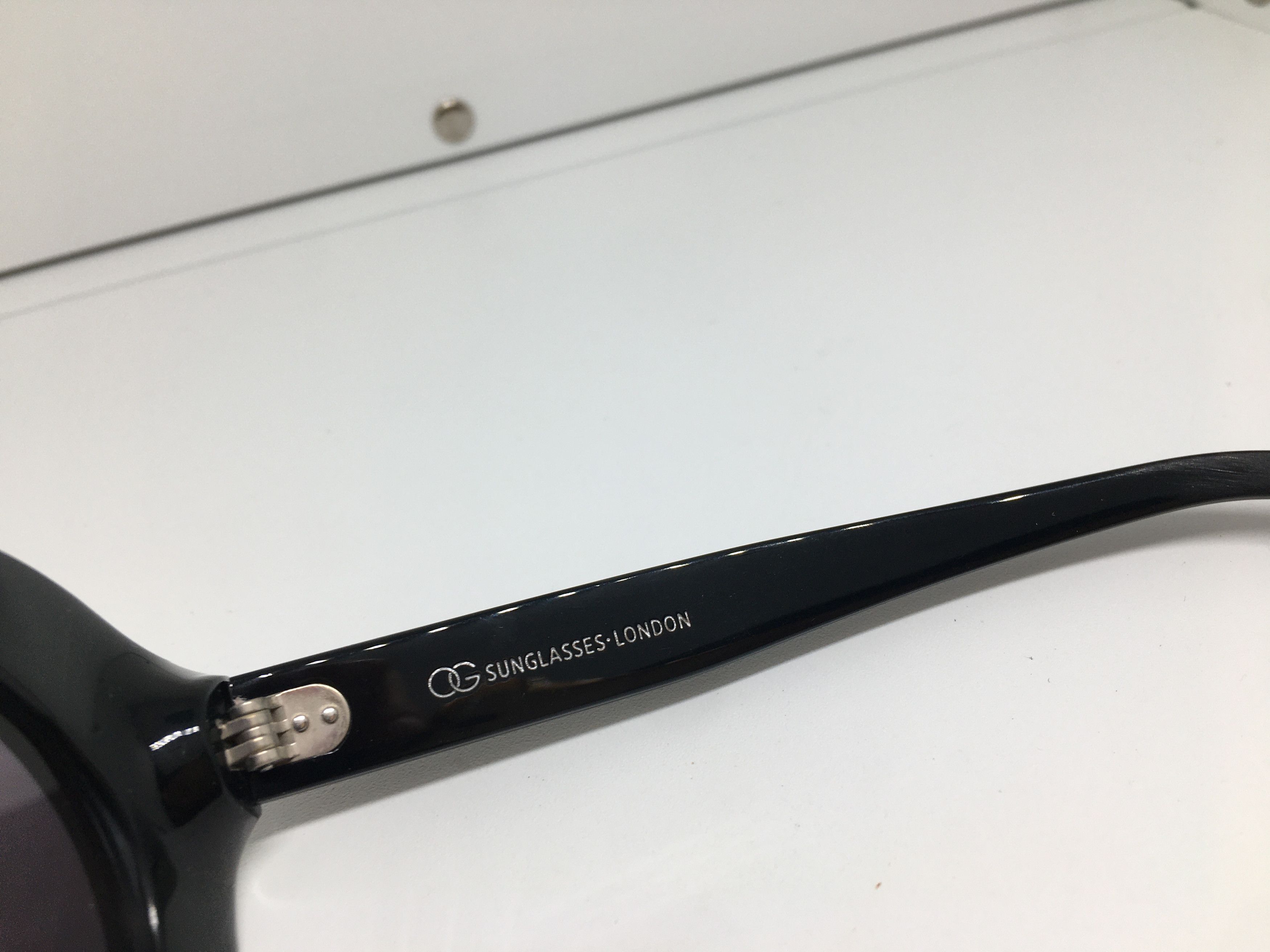 Vintage Oliver Gold Smith Black Jackio Sunglasses Frame Size ONE SIZE - 4 Thumbnail