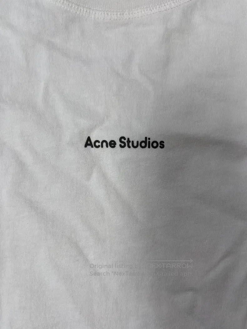 Acne Studios Acne Studios Letter Embroidered Crewneck Loose Fit Long Sl Size US XXS / EU 40 - 3 Thumbnail