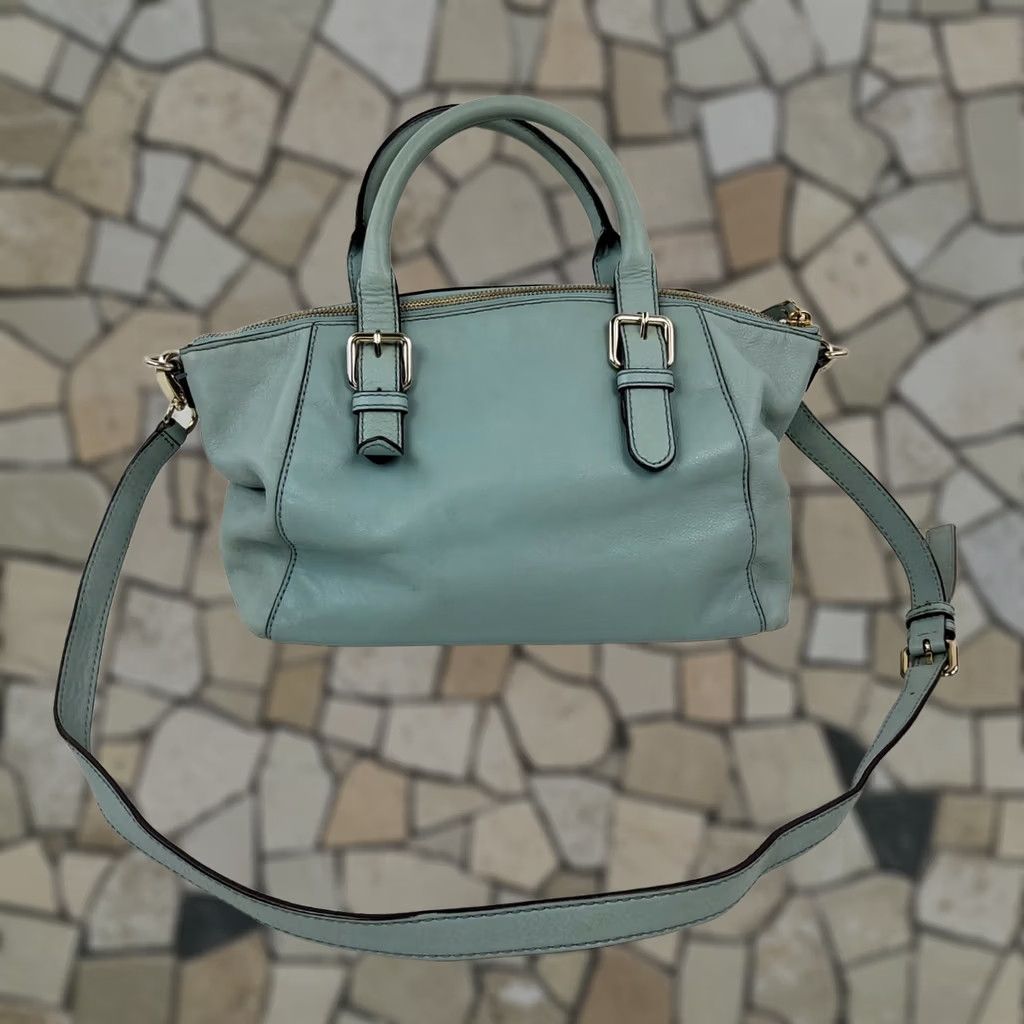 Brighton kate spade Brighton Park Small Sloan Satchel Crossbody Handbag Lt Blue Bag Size M / US 6-8 / IT 42-44 - 1 Thumbnail