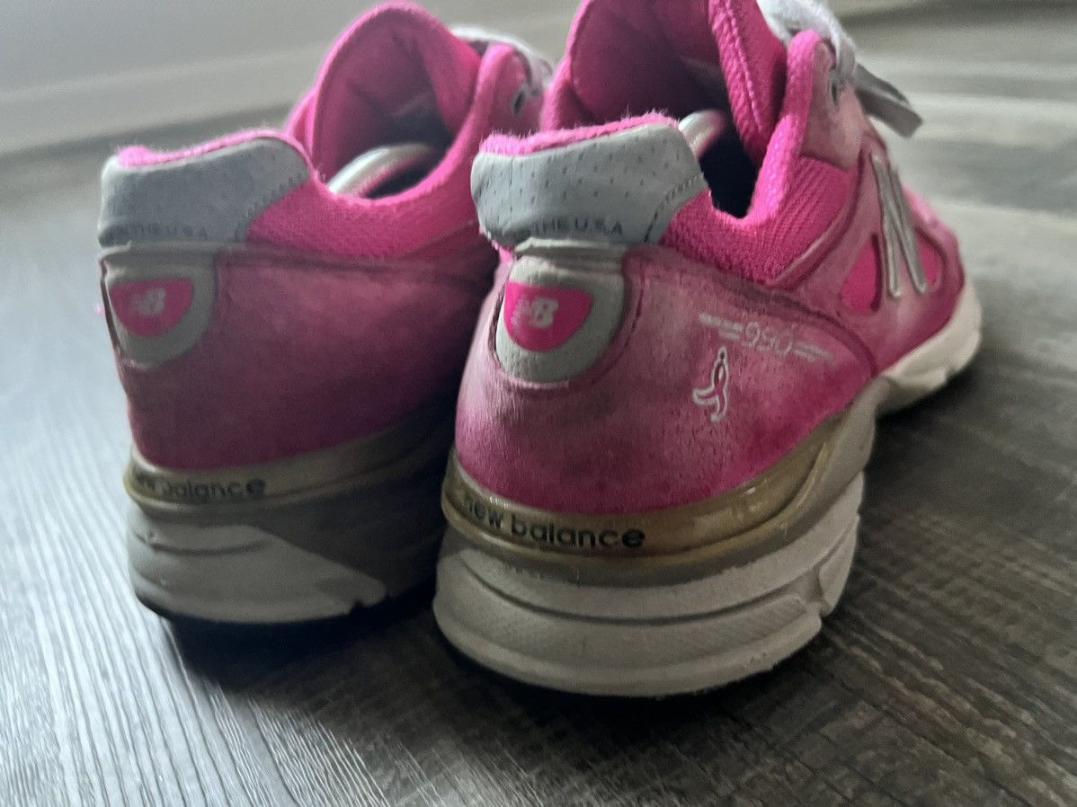 New Balance × Vintage NEW BALANCE • 990V4 "2018 Pink Ribbon" (12M) Size US 12 / EU 45 - 13 Thumbnail