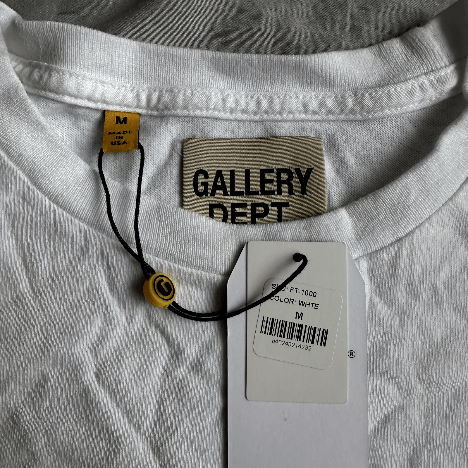 Gallery Dept. Gallery Dept White Shirt With Front and Back Logo Size Medi Size US M / EU 48-50 / 2 - 5 Thumbnail