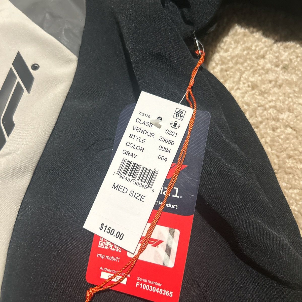 Pacsun Formula 1 x PacSun Aero Warm Up Jacket Size US M / EU 48-50 / 2 - 4 Thumbnail