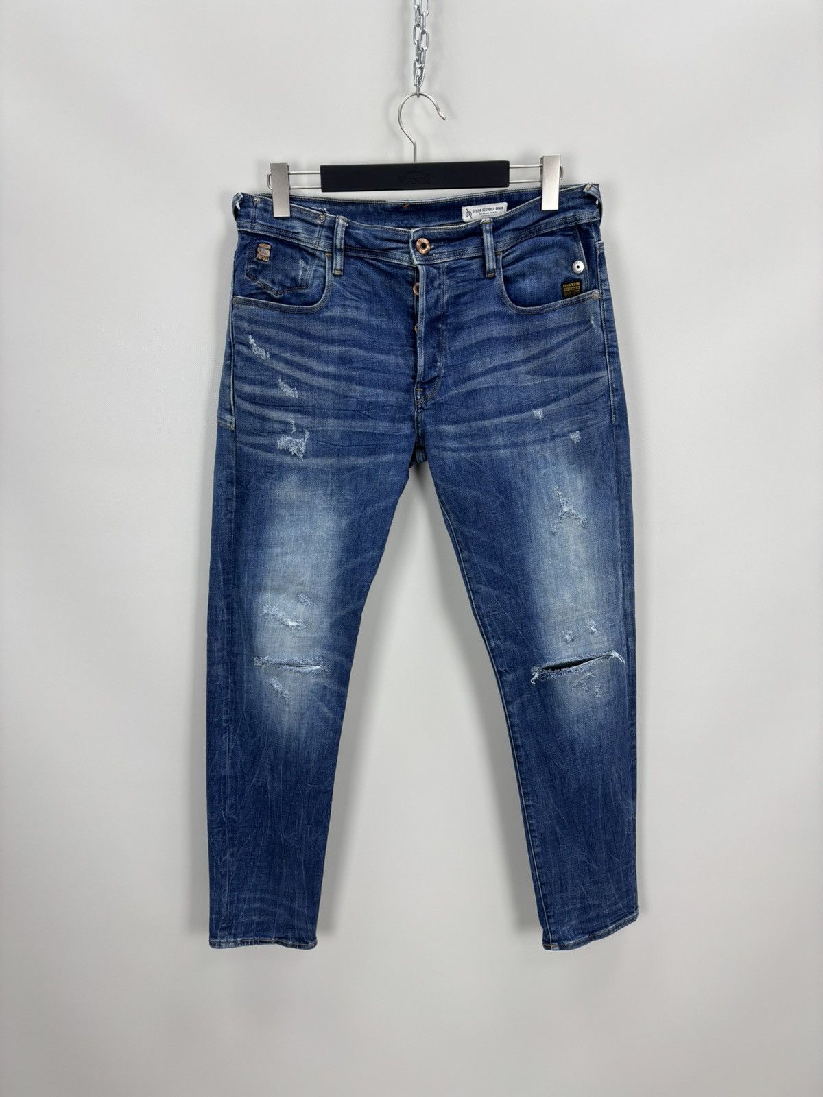 G-Star Mens jeans G Star Raw Size 34 Color Blue Size US 34 / EU 50 - 1 Thumbnail