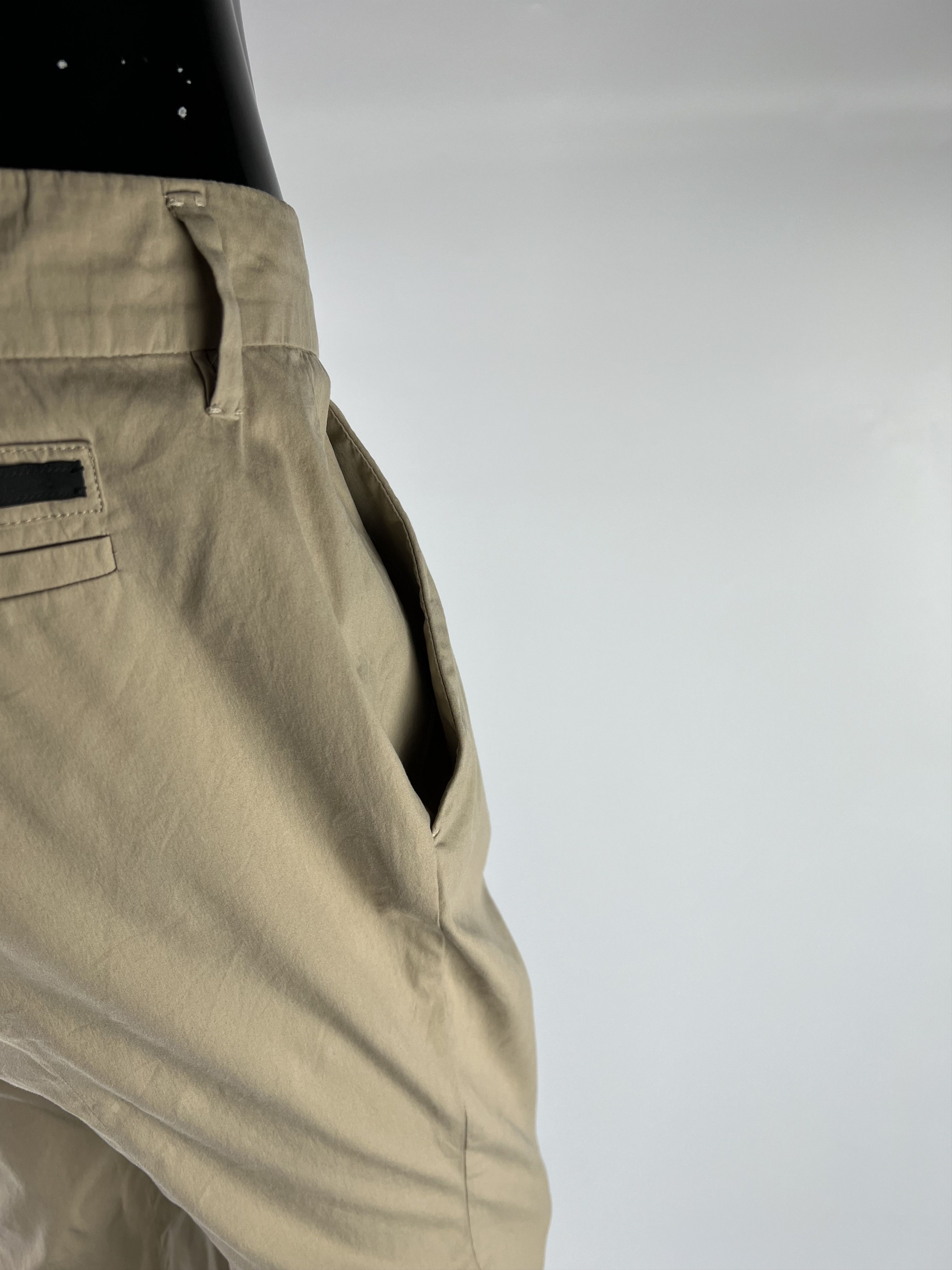 Prada Prada Women's Beige Cropped Chino Pants Size IT44 Size 30" / US 8 / IT 44 - 5 Thumbnail