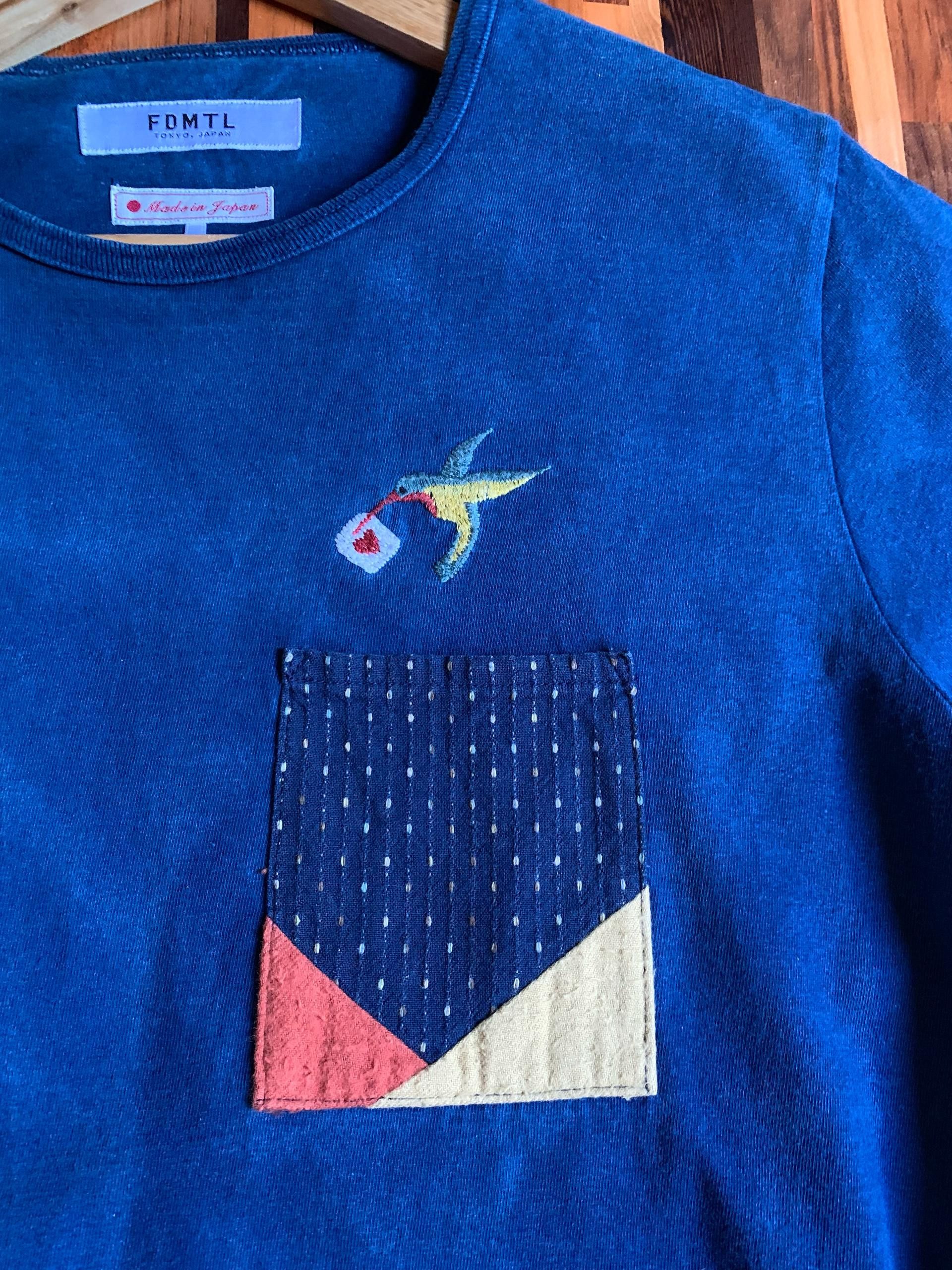 Vintage FDMTL Boro Sashiko Patchwork Tee / Shirt Size US M / EU 48-50 / 2 - 1 Thumbnail