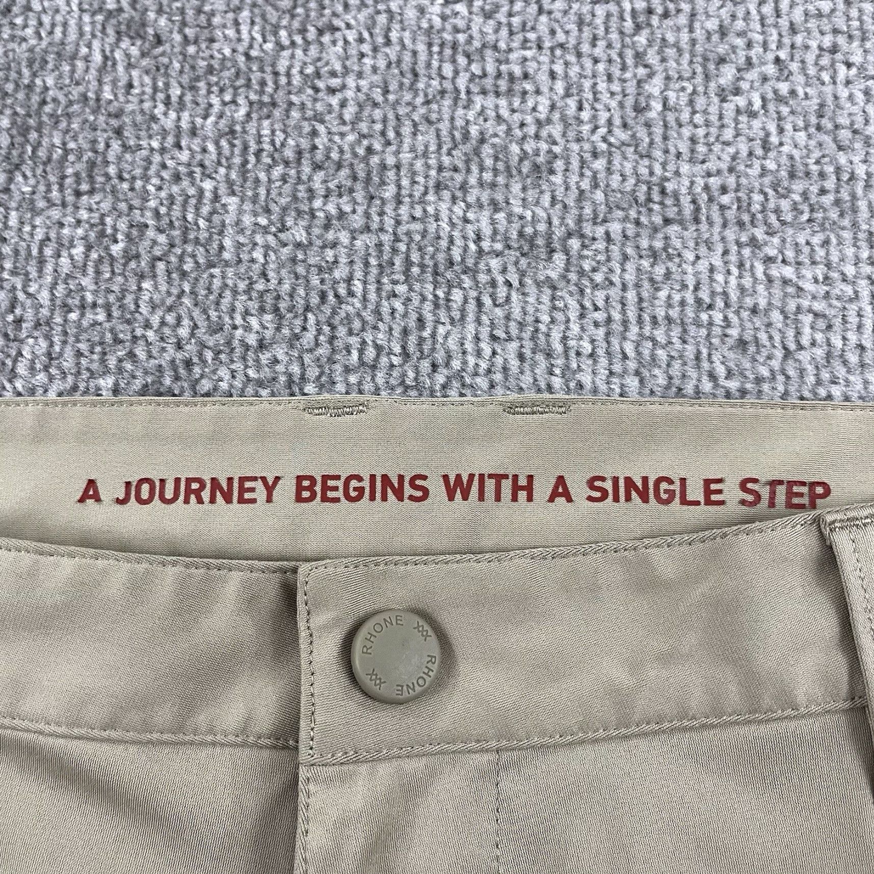Rhone Rhone Pants Mens 34 x 33 Brown Chino 5-Pocket Straight Lifestyle 100036 Size US 34 / EU 50 - 7 Thumbnail